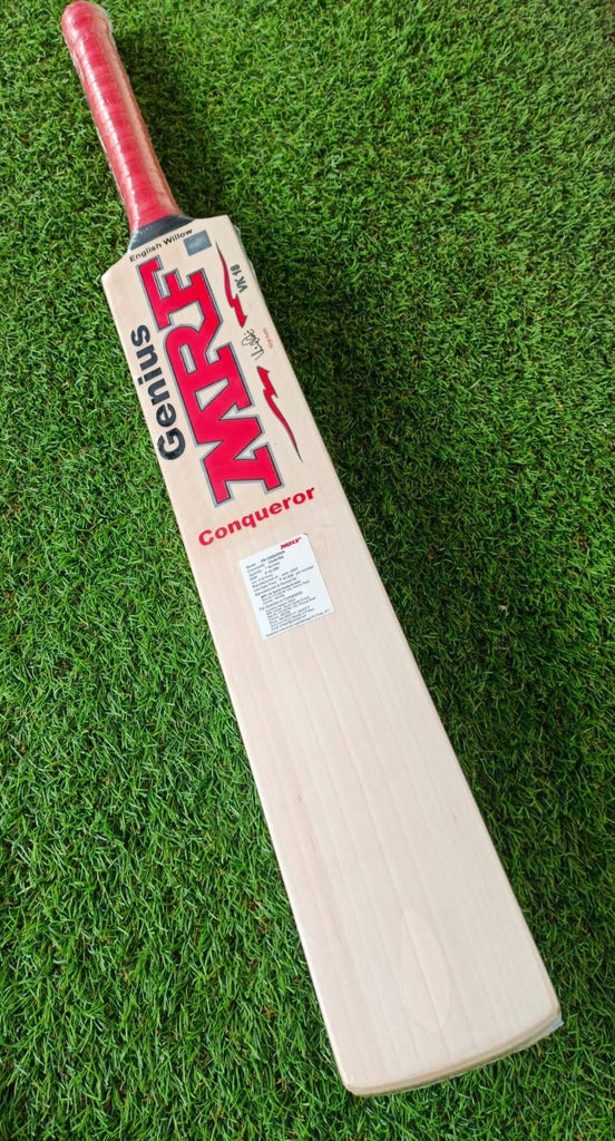 MRF Conqueror English Willow Cricket - NZ Cricket Store